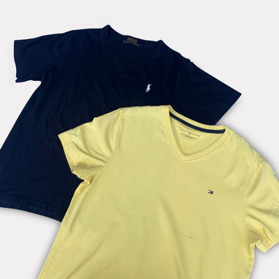Branded V-Neck T-Shirt