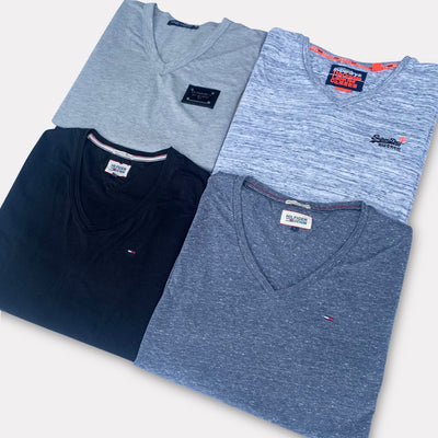 Branded V-Neck T-Shirt